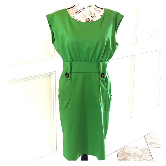 Dress Barn Dresses & Skirts - 3/$15 🍀Preppy lime green dress from Dressbarn